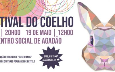 Nos próximos dias 18 e 19 de maio, realiza-se a III Edição do Festival do Coelho